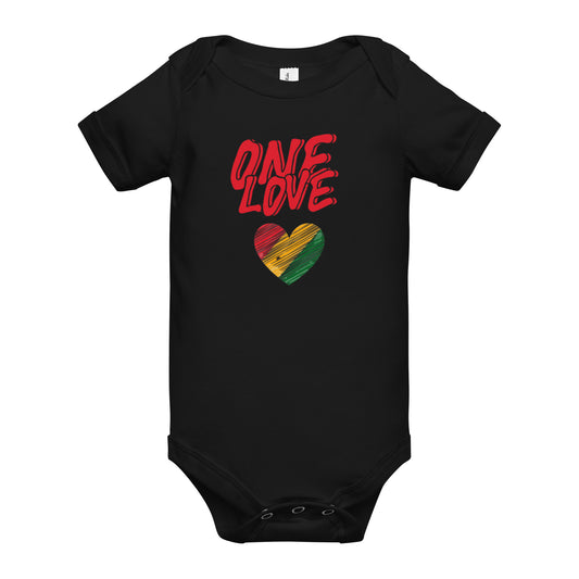 One Love Cotton Onesie