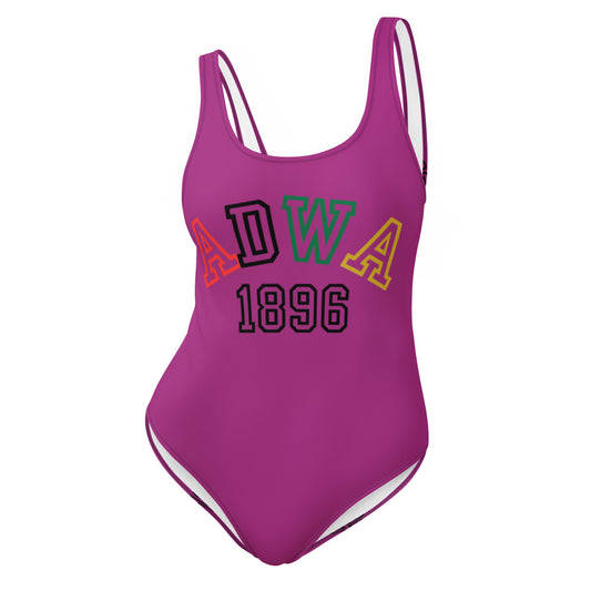 1896 Varsity Fushia Swimsuit