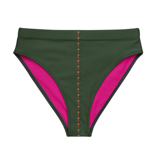 Forest Airstrip Highwaist Bikini Bottom