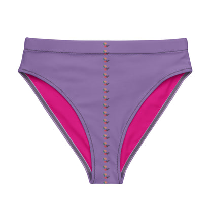 Amythest Airstrip Highwaist Bikini Bottom