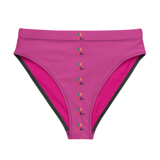 Pnk/Blk Airstrip Highwaist Bikini Bottom